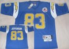 nfl San Diego Chargers #83 Jefferson Throwback lt,blue