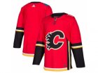 Men Adidas Calgary Flames Blank Red Home Authentic Stitched NHL Custom Jersey