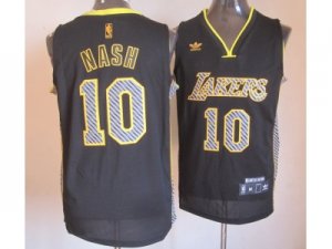 nba los angeles lakers #10 unveil steve nash black[2013 new]