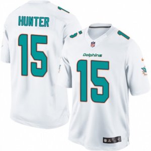 Mens Nike Miami Dolphins #15 Justin Hunter Limited White NFL Jersey