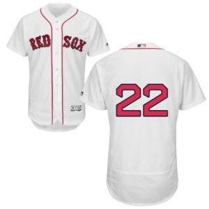Men\'s Majestic Boston Red Sox #22 Rick Porcello White Flexbase Authentic Collection MLB Jersey