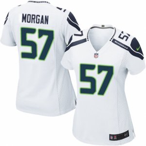 Women\'s Nike Seattle Seahawks #57 Mike Morgan Limited White NFL Jersey