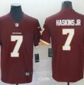 Nike Redskins #7 Dwayne Haskins Jr Burgundy Vapor Untouchable Limited Jersey
