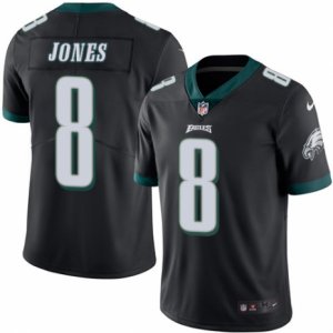 Mens Nike Philadelphia Eagles #8 Donnie Jones Limited Black Rush NFL Jersey