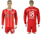 2017-18 c18 BERNAT Home Long Sleeve Soccer Jersey