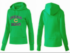 Women Chicago bears Logo Pullover Hoodie-008