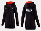 Women Indianapolis Colts Logo Pullover Hoodie-117