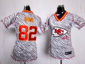 Nike Women Kansas City Chiefs #82 Dwayne Bowe jerseys[fem fan zebra]