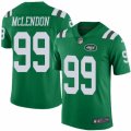 Mens Nike New York Jets #99 Steve McLendon Limited Green Rush NFL Jersey