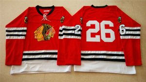 NHL Mitchell And Ness 1960-61 Chicago Blackhawks #26 Noname red Throwback jerseys