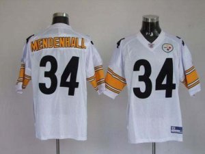 nfl pittsburgh steelers #34 mendenhall white