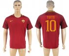 2017-18 Roma 10 TOTTI Home Thailand Soccer Jersey