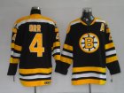 youth nhl boston bruins #4 bobby orr black