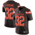 Nike Browns #32 Jim Brown Brown Vapor Untouchable Limited Jersey