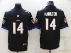 Nike Ravens #14 Kyle Hamilton Black 2022 NFL Draft Vapor Untouchable Limited Jersey