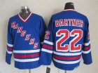NHL New York Rangers #22 Bartner Blue jerseys
