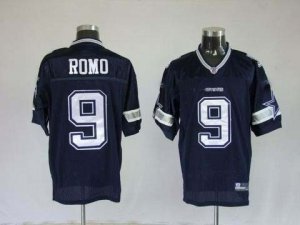 nfl dallas cowboys #9 romo blue