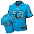 Nike Carolina Panthers #99 Kawann Short Blue Alternate Men's Stitched NFL Elite Drift Fashion Jersey