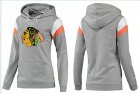 NHL Women Chicago Blackhawks Logo Pullover Hoodie 19