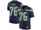 Mens Nike Seattle Seahawks #76 Germain Ifedi Vapor Untouchable Limited Steel Blue Team Color NFL Jersey