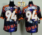 Nike Denver Broncos #94 DeMarcus Ware Team Color Super Bowl 50 Men Stitched NFL Elite Fanatical Version Jersey
