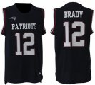 Nike New England Patriots #12 Tom Brady Navy Blue Team Color Men' Stitched NFL Limited Tank Top Jersey