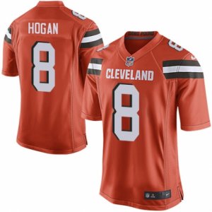 Mens Nike Cleveland Browns #8 Kevin Hogan Game Orange Alternate NFL Jersey