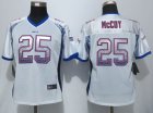 Women Nike Buffalo Bills #25 McCoy white Jerseys(Drift Fashion)