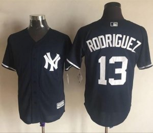 New York Yankees #13 Alex Rodriguez Navy Blue New Cool Base Stitched Baseball Jersey