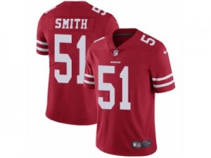 Mens Nike San Francisco 49ers #51 Malcolm Smith Vapor Untouchable Limited Red Team Color NFL Jersey