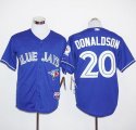 Toronto Blue Jays #20 Josh Donaldson Blue Alternate Cool Base Stitched MLB Jersey