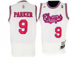 NBA San Antonio Spurs #9 Tony Parker White Hardwood Classic Swingman