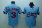 mlb minnesota twins #3 killebrew baby blue[cooperstown throwback