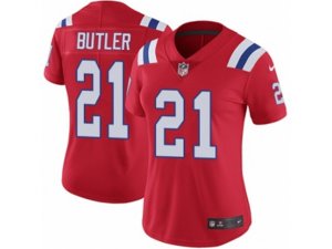 Women Nike New England Patriots #21 Malcolm Butler Vapor Untouchable Limited Red Alternate NFL Jersey