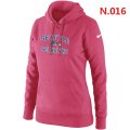 Women NEW Seattle Seahawks Heart & Soul Pullover Hoodie pink