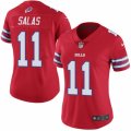 Womens Nike Buffalo Bills #11 Greg Salas Limited Red Rush NFL Jersey