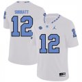 North Carolina Tar Heels 12 Chazz Surratt White College Football Jersey