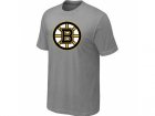 NHL Boston Bruins Big & Tall Logo L.Grey T-Shirt