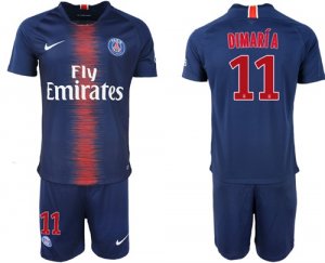 2018-19 Pari Saint-Germain 11 DIMARIA Home Soccer Jersey