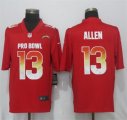 Nike AFC Chargers #13 Keenan Allen Red 2018 Pro Bowl Game Jersey