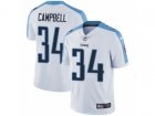 Nike Tennessee Titans #34 Earl Campbell Vapor Untouchable Limited White NFL Jersey