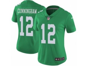 Women Nike Philadelphia Eagles #12 Randall Cunningham Limited Green Rush NFL Jersey