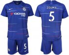 2018-19 Chelsea FC 5 ZOUMA Home Soccer Jersey