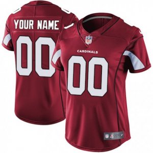 Womens Nike Arizona Cardinals Customized Elite Red Team Color NFL Jersey