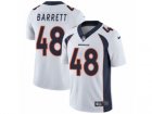 Mens Nike Denver Broncos #48 Shaquil Barrett Vapor Untouchable Limited White NFL Jersey