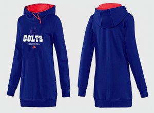 Women Indianapolis Colts Logo Pullover Hoodie-107