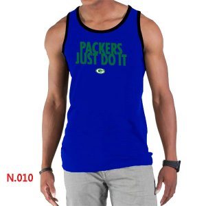 Nike NFL Green Bay Packers Sideline Legend Authentic Logo men Tank Top Blue 3