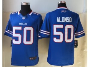 Nike Buffalo Bills #50 Alonso Blue Jerseys(Limited)