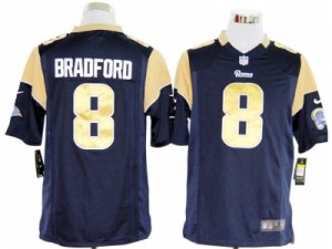 Nike nfl st. louis rams #8 sam bradford blue Game Jerseys