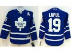 Youth Toronto Maple Leafs #19 Joffrey Lupul Blue Home Stitched NHL Jersey